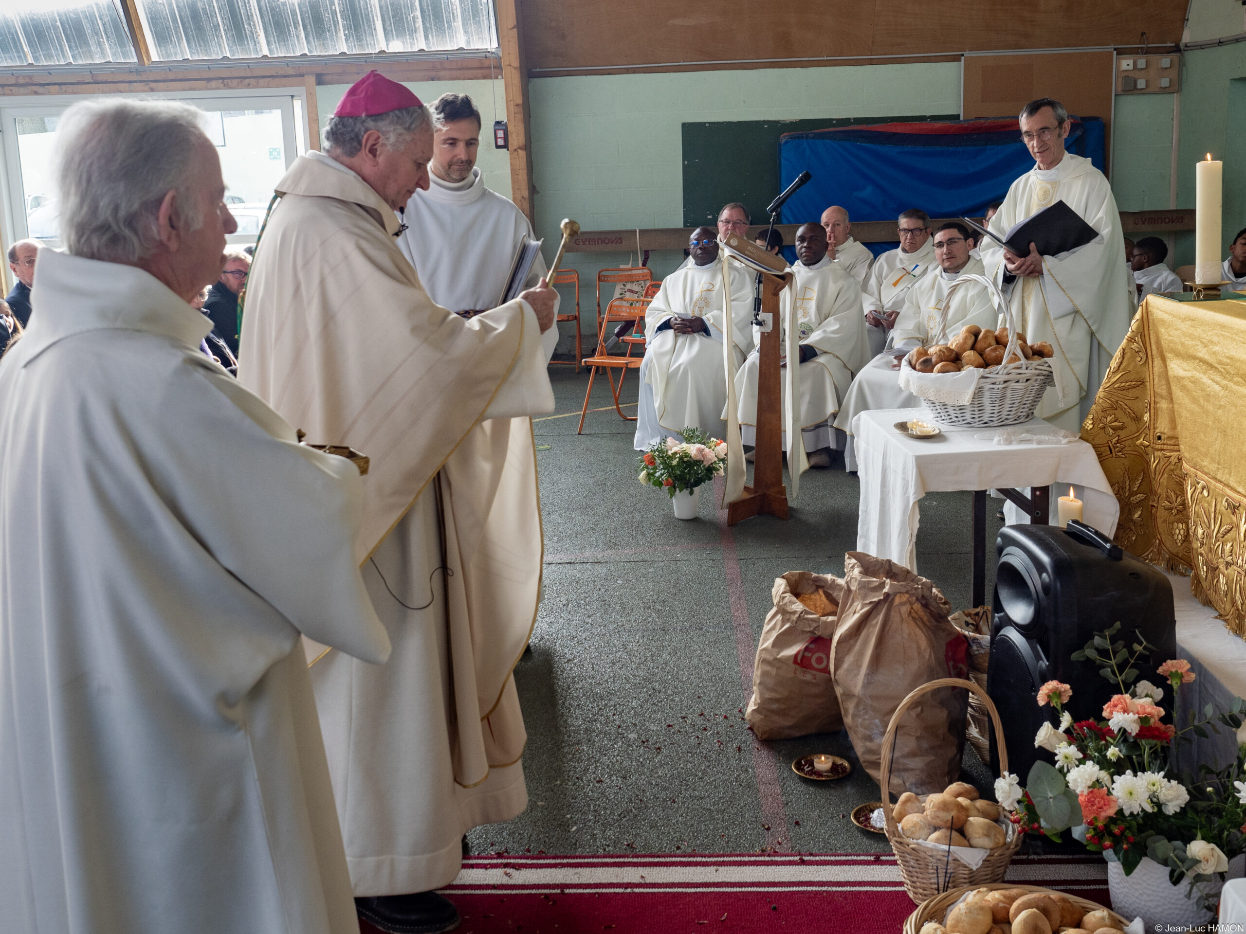 bénédiction des pains de la Sainte Bathilde